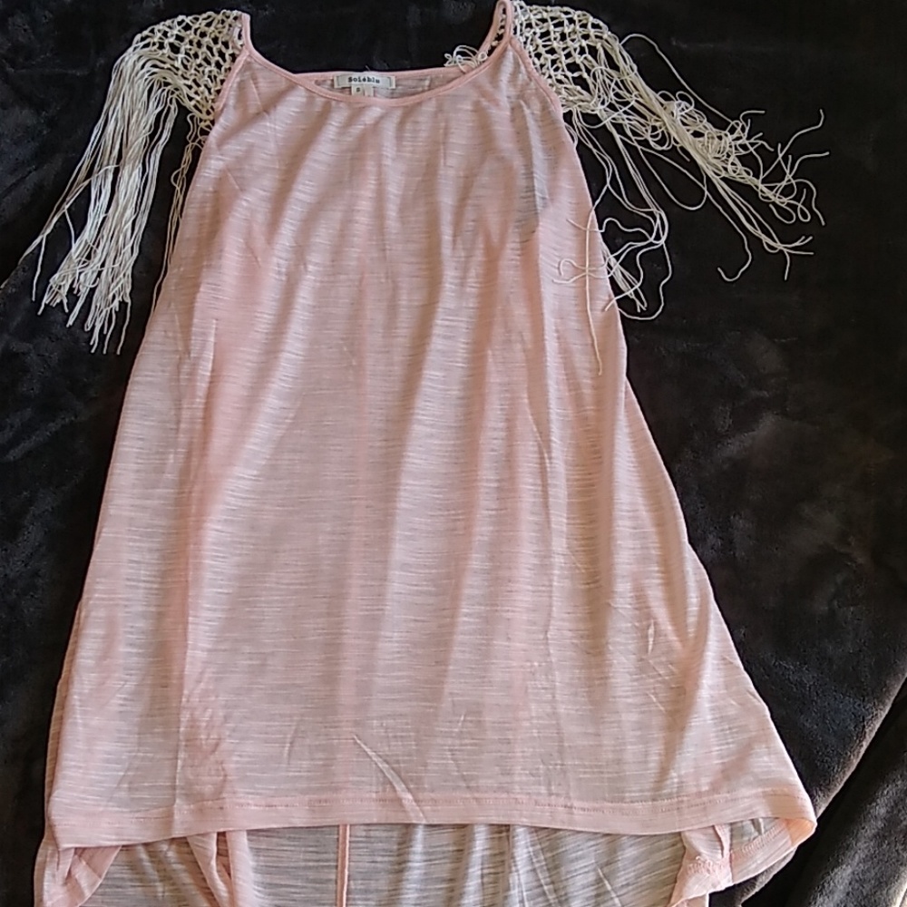 30% off boho blush tank top